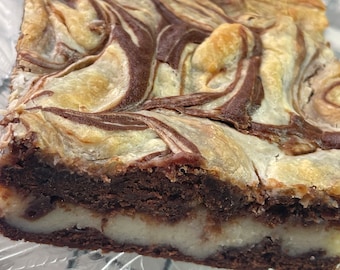 Fudgy Cream Cheese Brownies. | Homemade Brownie Pack| For Fall, Halloween, Autumn, Celebration and Parties