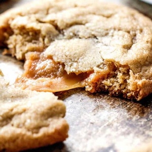 12 XL Brown Butter CARAMEL STUFFED Cookies. | For Summer, Thank You Gift, Mother's day and Father's Day