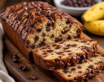 Chocolate Chip Bananenbrot | Ultrafeuchtes, weiches Bananenbrot mit Schokoladenstückchen