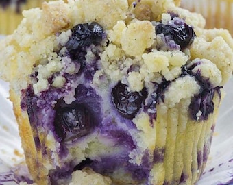 Lemon Blueberry Muffins | Homemade muffin Pack | For Fall, Halloween, Autumn, Celebration and Parties