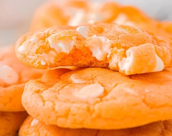 CREAMSICLE ORANGE COOKIES.  Homemade Cookie Pack | Homemade cookies Pack | Easter, summer, thank you gift Gift, Mother Day