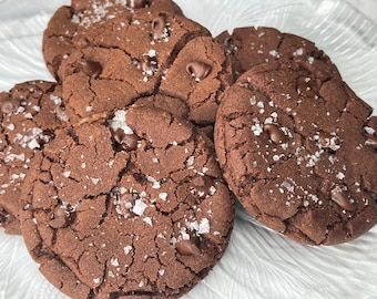 Saltend brownie cookies. Homemade cookies Pack | for summer, thank you gift Gift, Mother Day