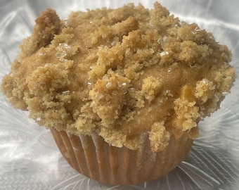 Apple Muffin W Crumble Streusel. |For Fall, Halloween, Autumn, Celebration and Parties