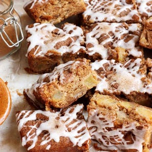 Honey Apple Fritter Bars