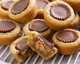 Peanut Butter Cup Cookies Homemade Cookie Pack | For Fall, Halloween, Autumn, Celebration and Parties