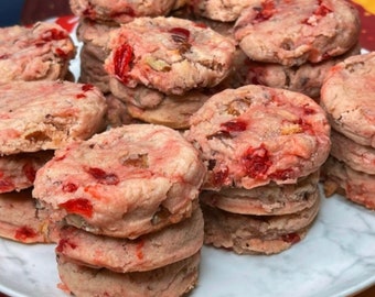 Cherry Almond Cookies.  Homemade Cookie Pack | Homemade cookies Pack | | For Summer, Thank You Gift, Independence Day  and Father's Day