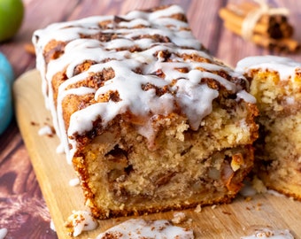 Apple Fritter Bread | Homemade loaf Pack |For Fall, Halloween, Autumn, Celebration and Parties