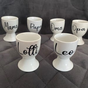 Porta-ovos de porcelana personalizados