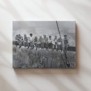 Lunch Atop a Skyscraper Vintage Art Print: Iconic Wall Decor