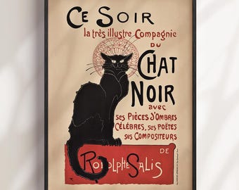 スタインランの「ピエロと猫」プリント：ヴィンテージギャラリー