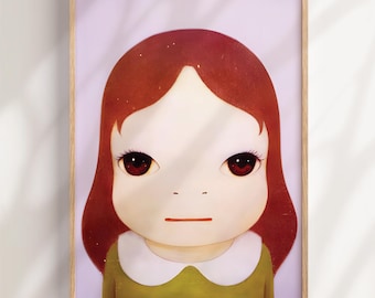 Grafika z dziewczyną z anime: Kosmiczny bęben, japońska sztuka ścienna