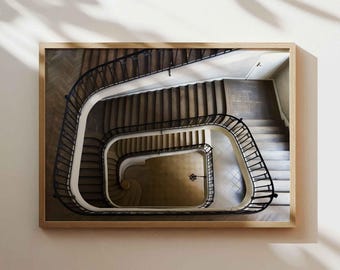 The Castle TV Show Poster: Winding Staircase Art Print