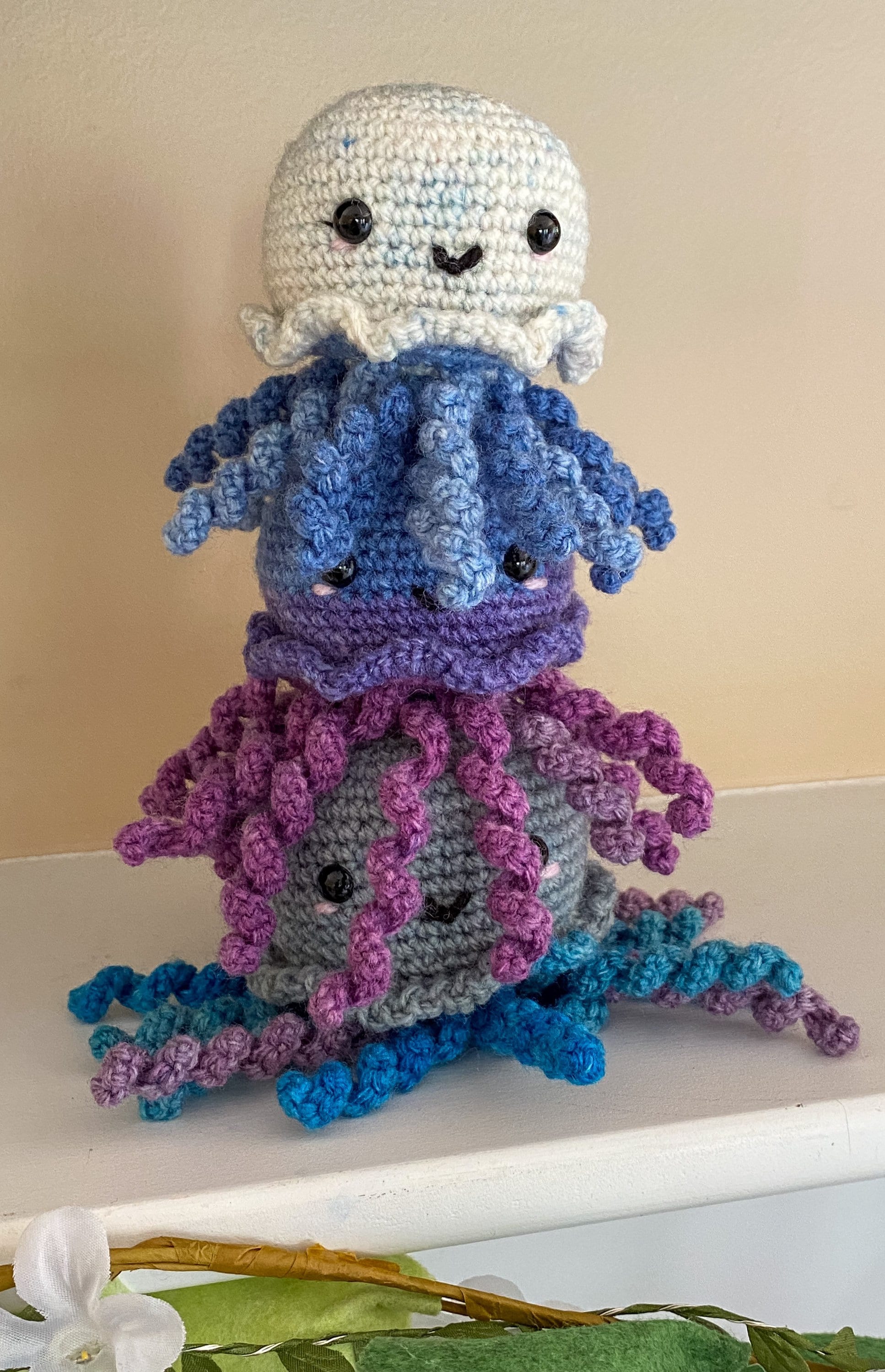 Kawaii Happy Jellyfish Plush Etsy UK