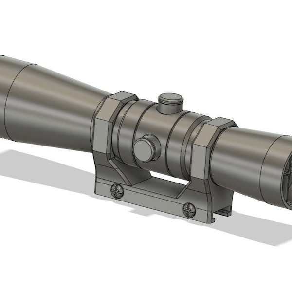 Nerf Sniper Scope Anhang - Digitale STL Datei