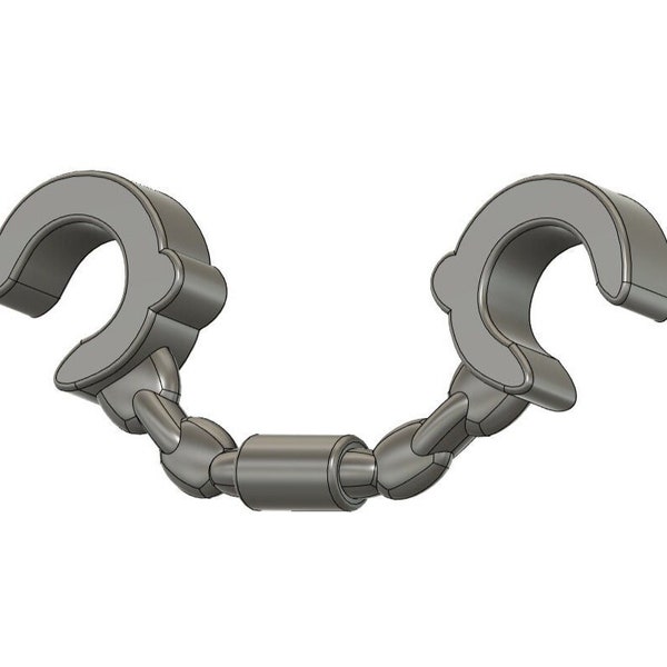 Building Block Life Sized Hand Cuffs - Digital STL File