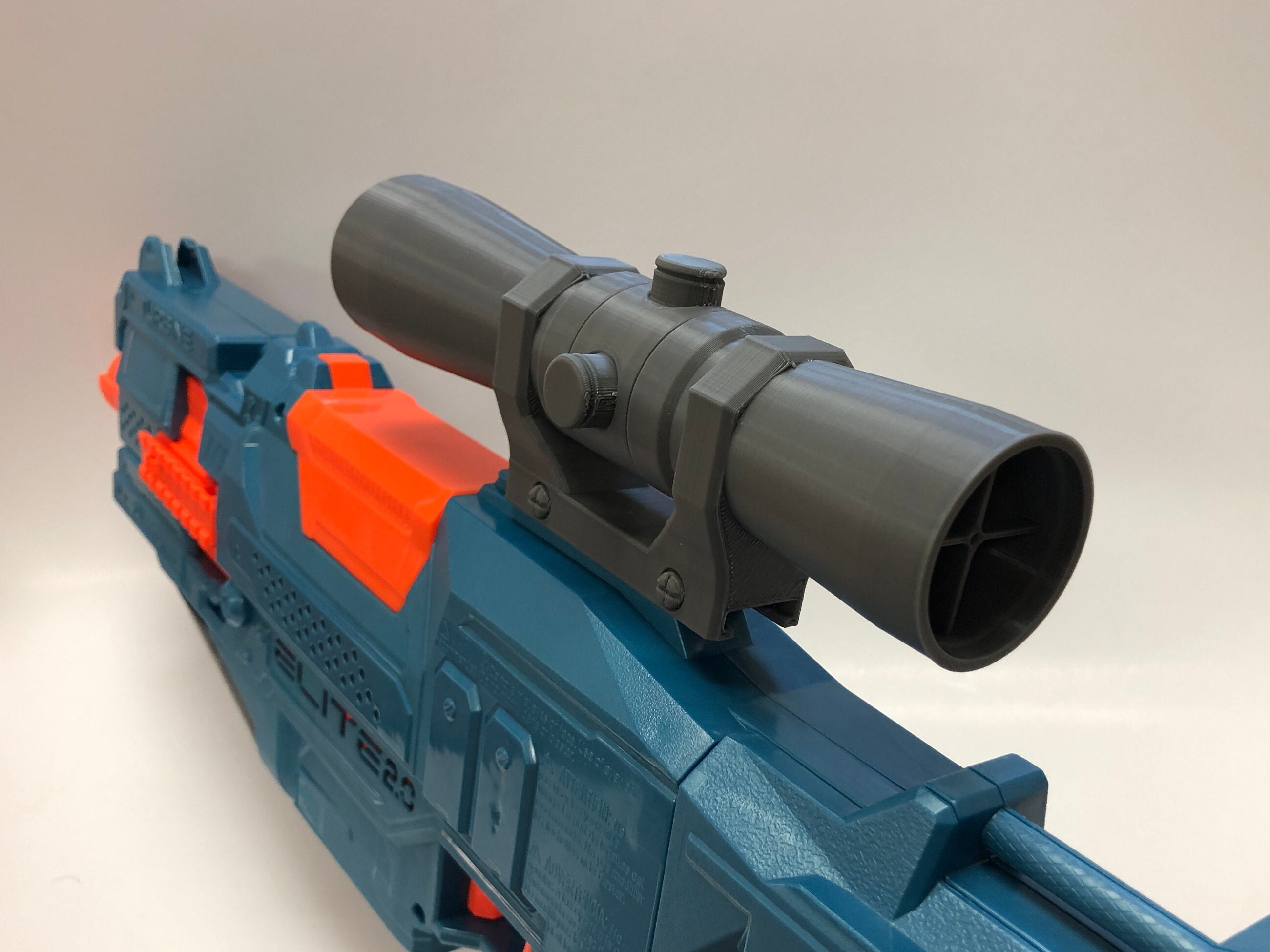 Free STL file Nerf Gun Elite Sniper Scope 🔫・3D printer model to  download・Cults