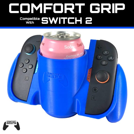 Joy-Con入れ Beverage Holder Joy-con Comfort Grip Compatible With Switch 2 - 3D