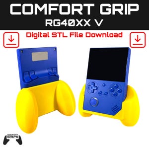 Anbernic RG40XX V Comfort Grip Case - Digital STL File Download
