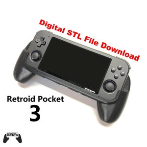 Retroid Pocket 3/3+ Comfort Grip Case - Digital STL File Download