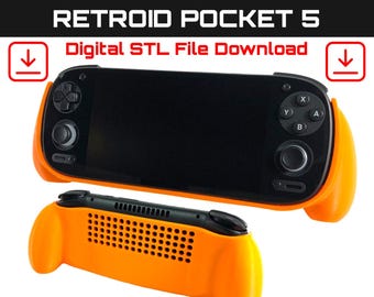 Retroid Pocket 5 Portable Grip Case - Digitale STL-bestand downloaden