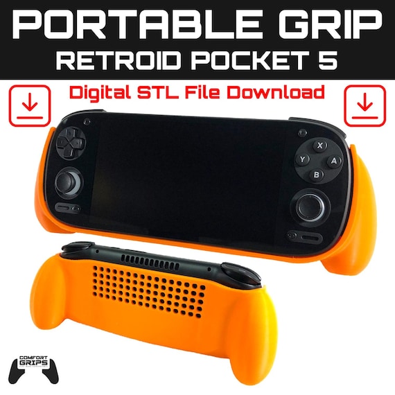 Retroid Pocket 5 Portable Grip Case - Digital STL File Download - Etsy