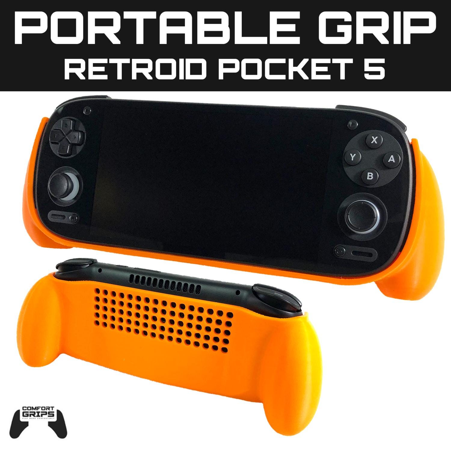retroid pocket 5 専用ケース付き Retroid Pocket 5 Portable Grip Case - 3D Printed - Etsy