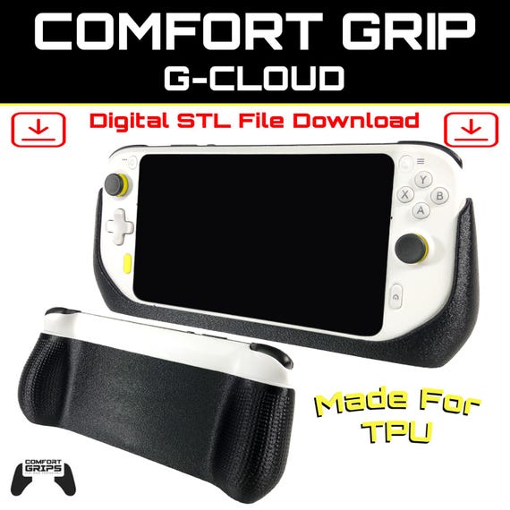 Comfort Flexi TPU Grip For Logitech G-Cloud - Digital STL File Download