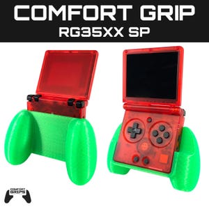 Anbernic RG35XX SP-hoes met comfortgreep - 3D-geprint
