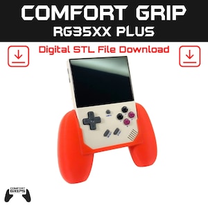 Anbernic RG35XX Plus Comfort Grip Case - Digital STL File Download