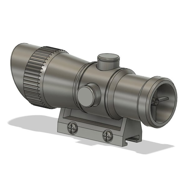 Nerf Acog Style Scope Attachment - Digital STL File