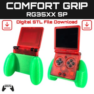 Anbernic RG35XX SP Comfort Grip Case - Digital STL File Download