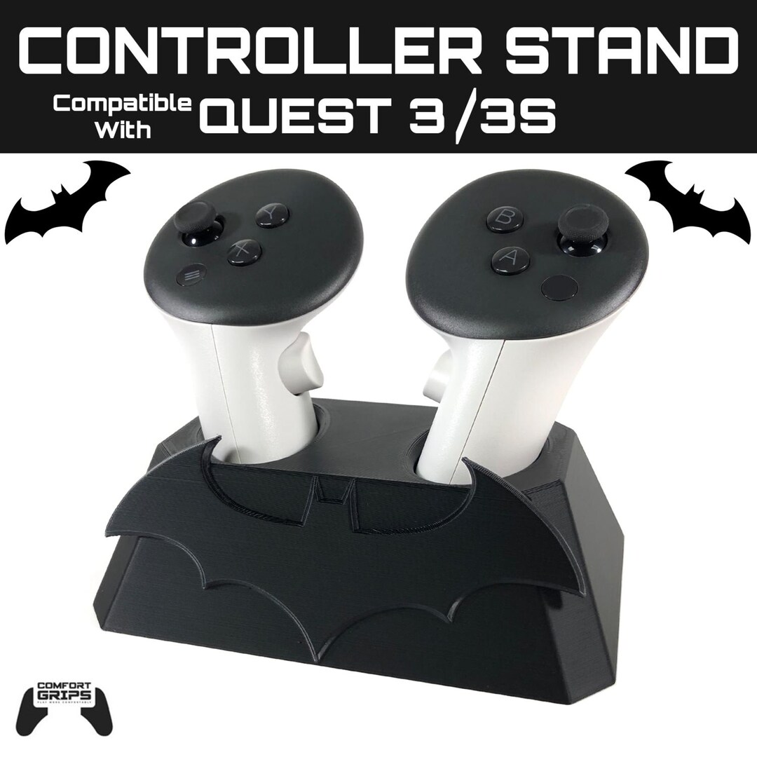 Bat Themed Controller Stand Accessory Compatible With Quest 3/3S - 3D ...