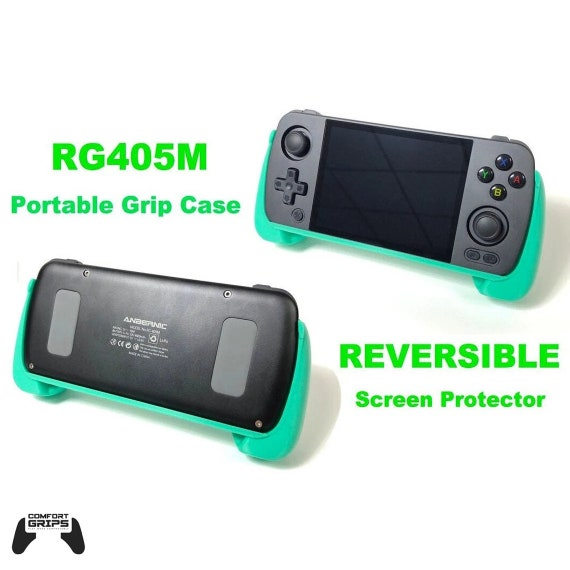 Anbernic RG405M Portable Grip Case Reversible Screen Protector 3D Printed 