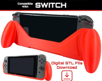 Estuche Comfort Grip compatible con Switch - Descarga de archivo STL digital