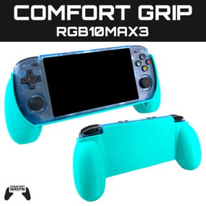 Powkiddy RGB10MAX3 Comfort Grip Hülle 2-in-1 Reversible Displayschutzfolie - 3D Gedruckt