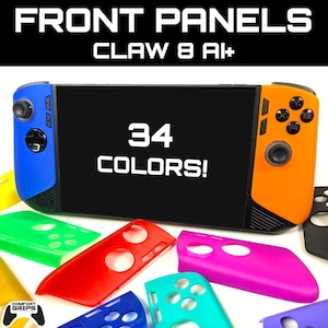 Replacement Front Panel Plates For MSI Claw 8 AI+ - 3D Printed Accessory
