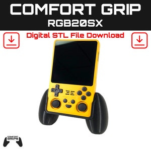 Powkiddy RGB20SX Comfort Grip Gehäuse - Digitaler STL Datei Download
