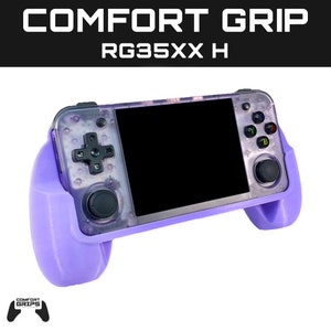 Anbernic RG35XX H Comfort Grip Case 2-in-1 Reversible Screen Protector - 3D Printed