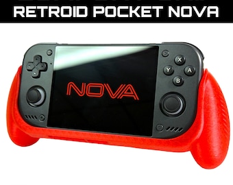 Retroid Pocket Nova Comfort Grip Case and Screen Guard - 3D