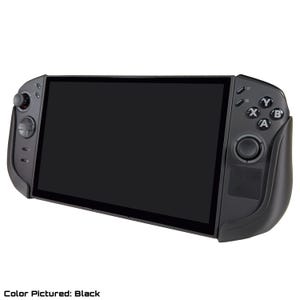 May include: Black handheld gaming console with a large screen and integrated controls. The console features a directional pad, analog stick, and action buttons. The color pictured is black.