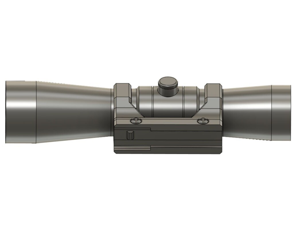 Nerf Gun Elite Sniper Scope by LayerLux3D, Download free STL model