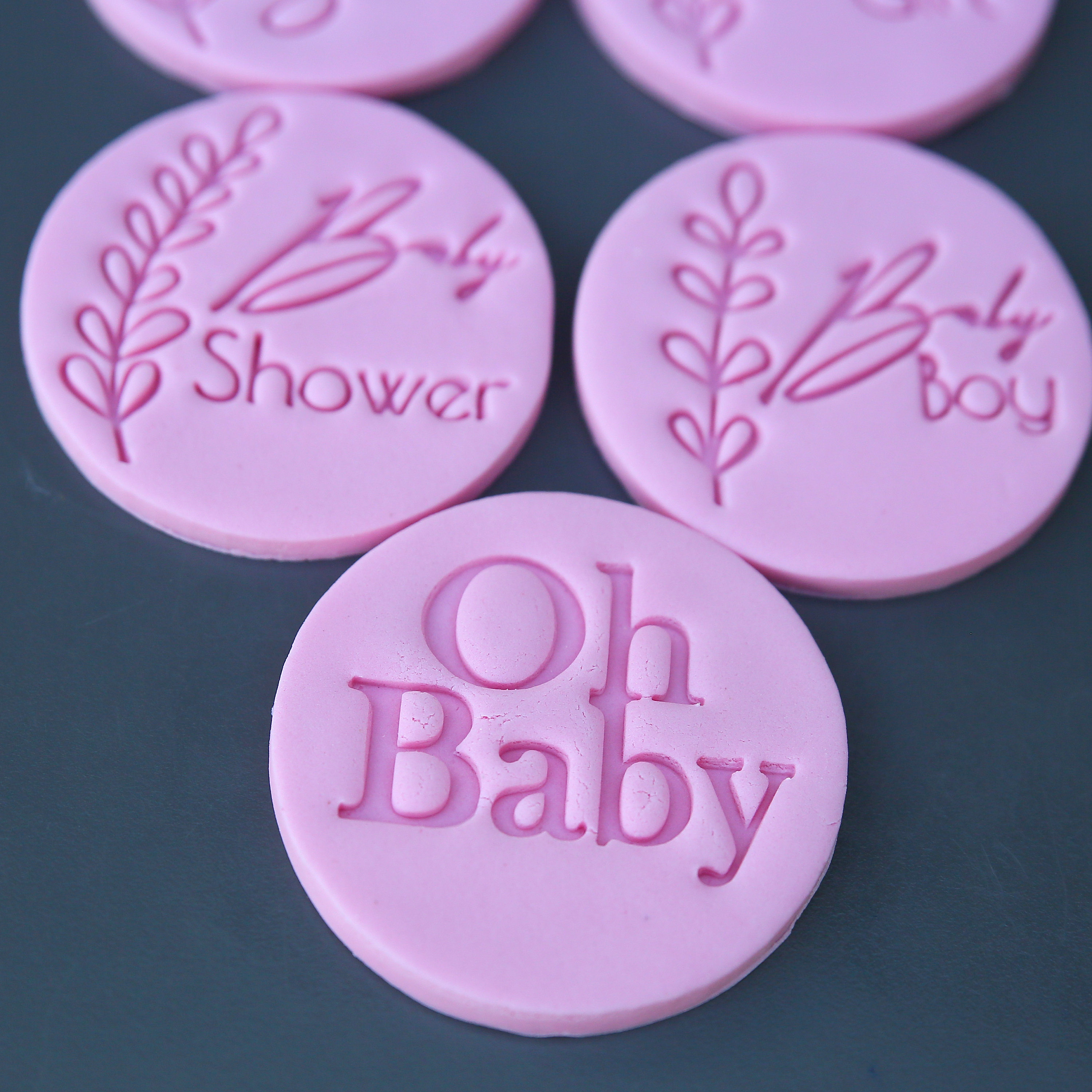 5 Nature Baby Shower Signature Set Stamps Cookie Cutter Etsy
