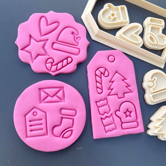 Christmas Stamps and Cookie Cutter Set Fun Pack Etsy UK
