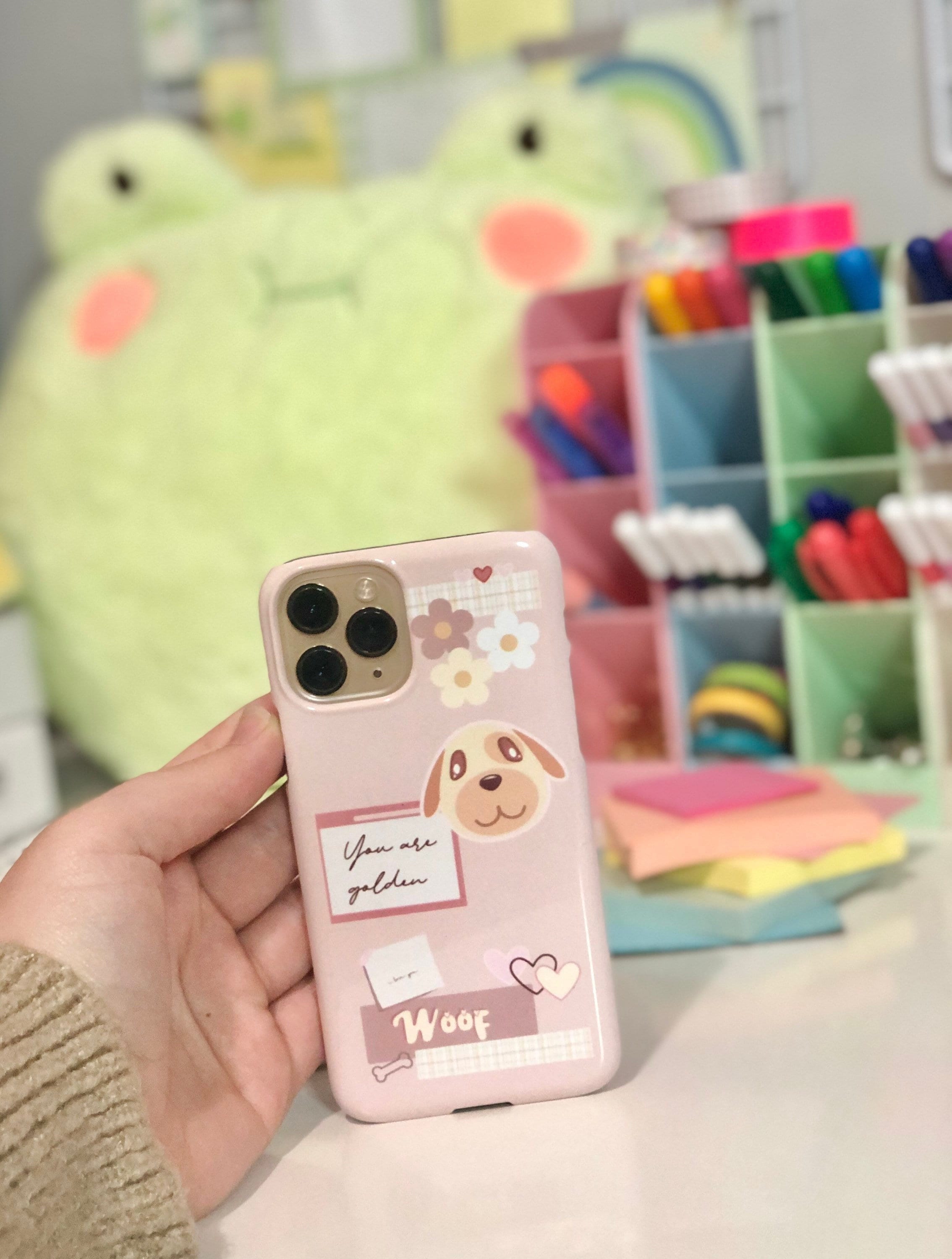 ACNH Goldie Collage Pink Yellow Neutral Snap Phone Case Etsy