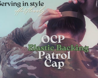 Military OCP Ball Cap Tactical Women's Cover Elastic For Ponytail Bun