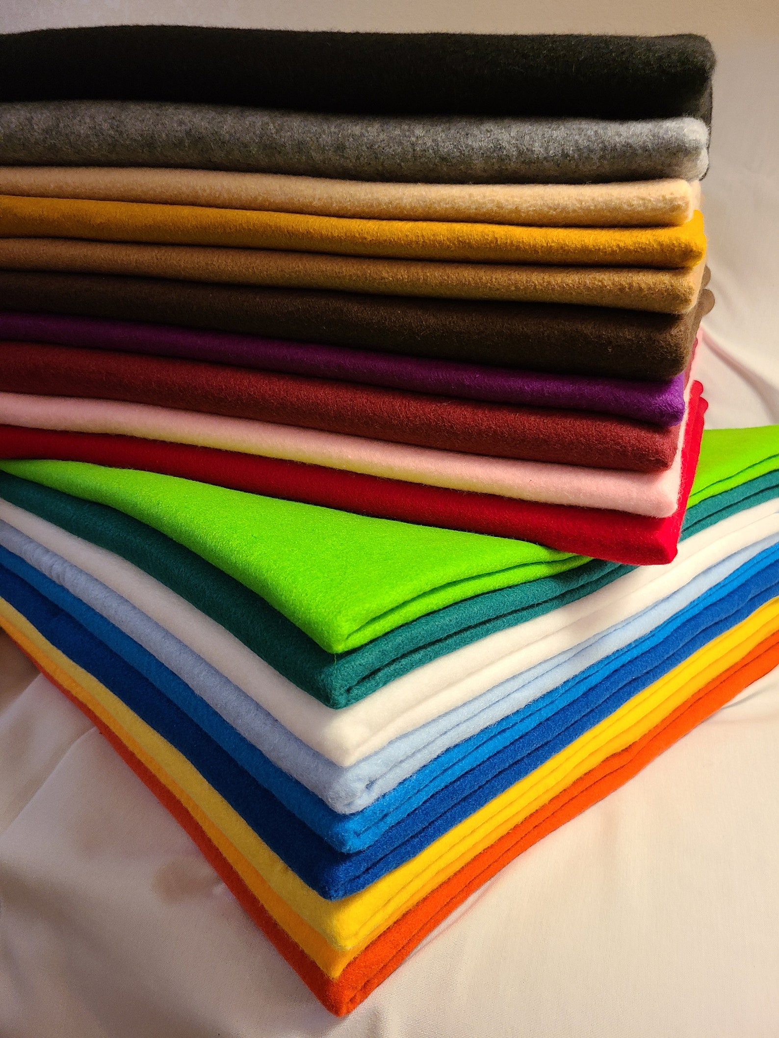 Felt by the Yard Craft Felt Soft Craft Felt Acrylic Felt Etsy