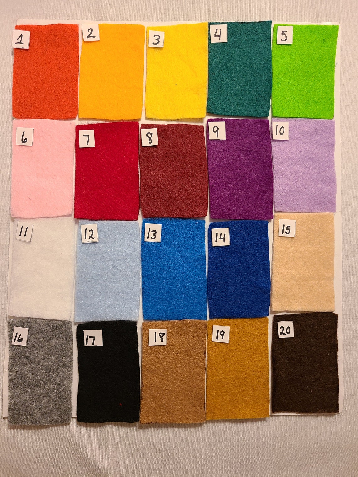 Felt by the Yard Craft Felt Soft Craft Felt Acrylic Felt Etsy