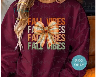 Fall Vibes png, fall coquette png, pumpkin season png, fall shirt, plaid coquette