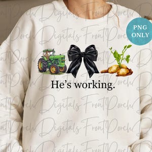 He&#39;s working png, He&#39;s working farmer, potato farmer png, blue collar png, farmer wife png