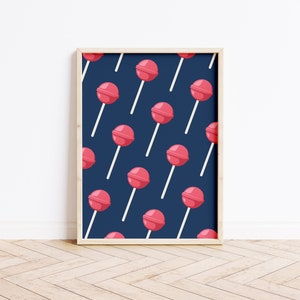 CHUPA CHUPS sheet. Children's decoration, Illustration, Poster, Artprint, Children's paintings, Decorative prints